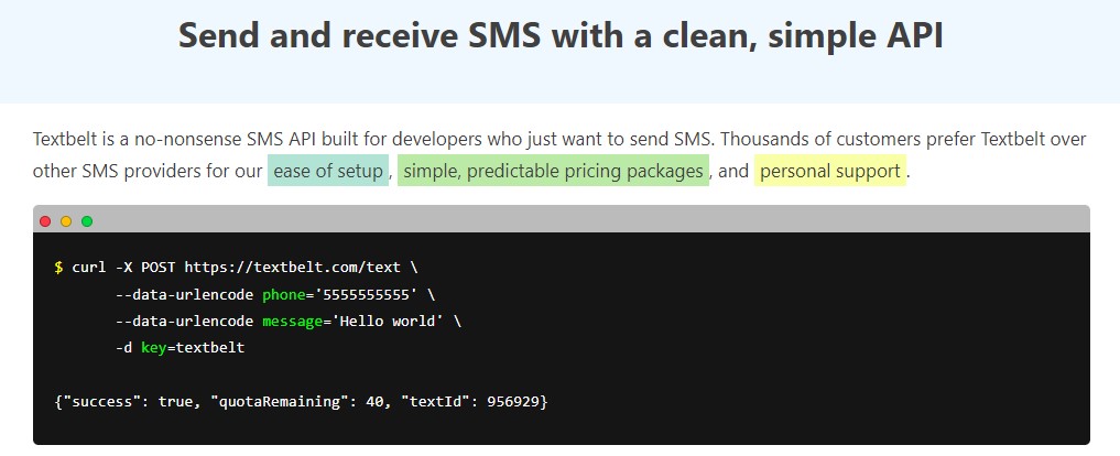 Automatic text sender project graphic